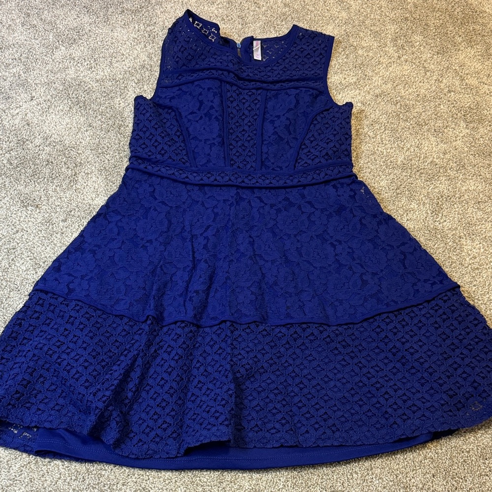 Xhilaration Fit & Flare Lace Dress